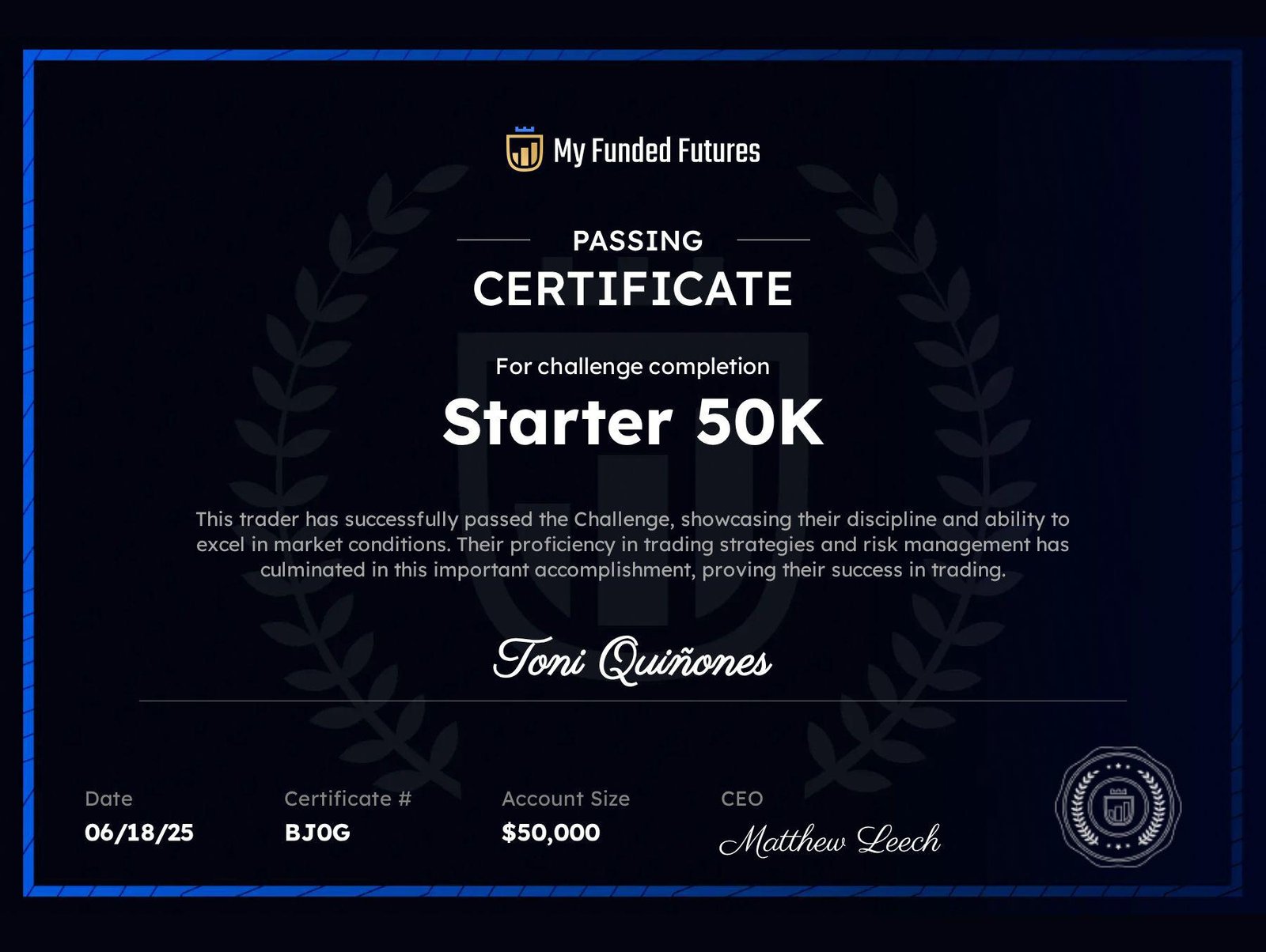 Certificado de Alumno 12